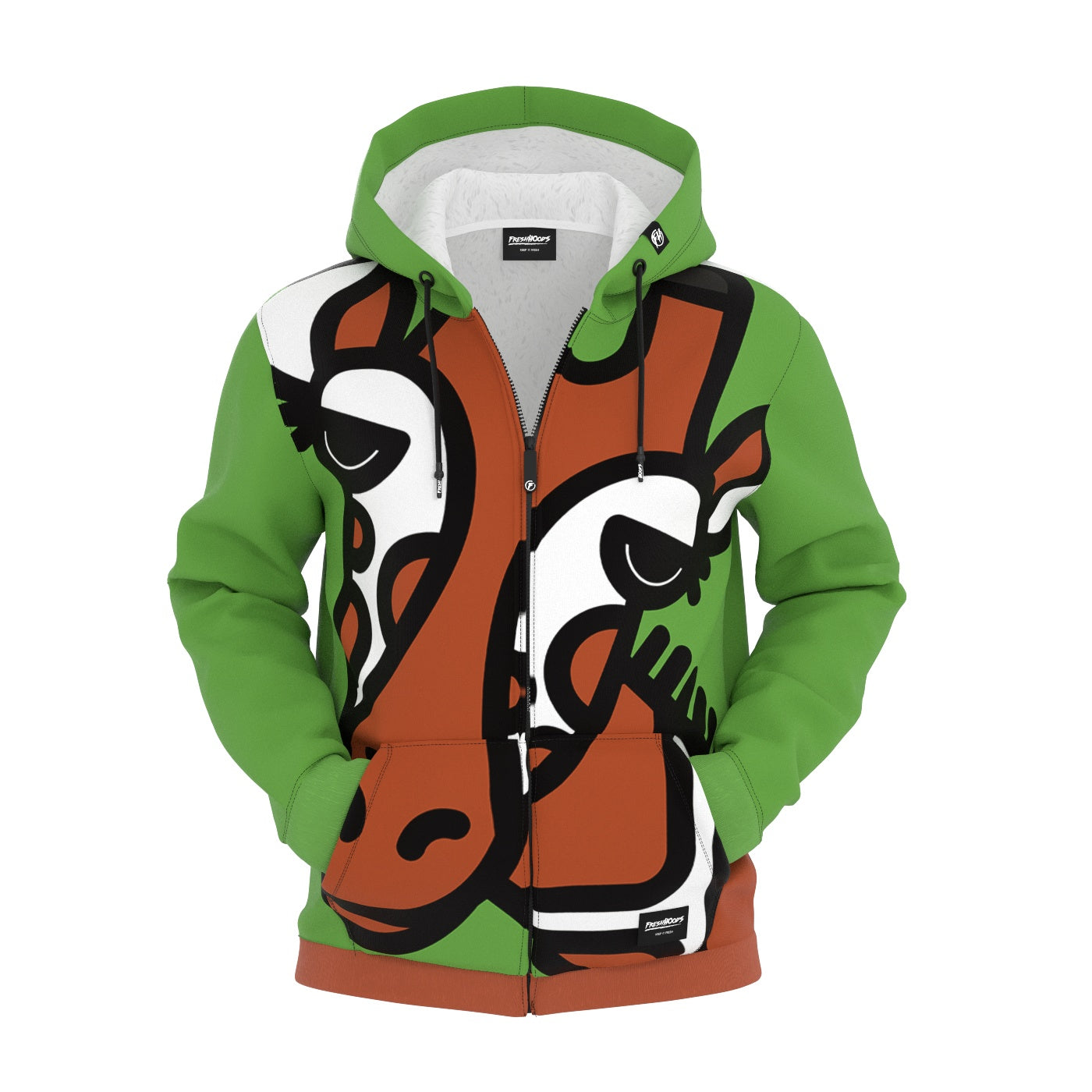 Giraffa Zip Up Hoodie