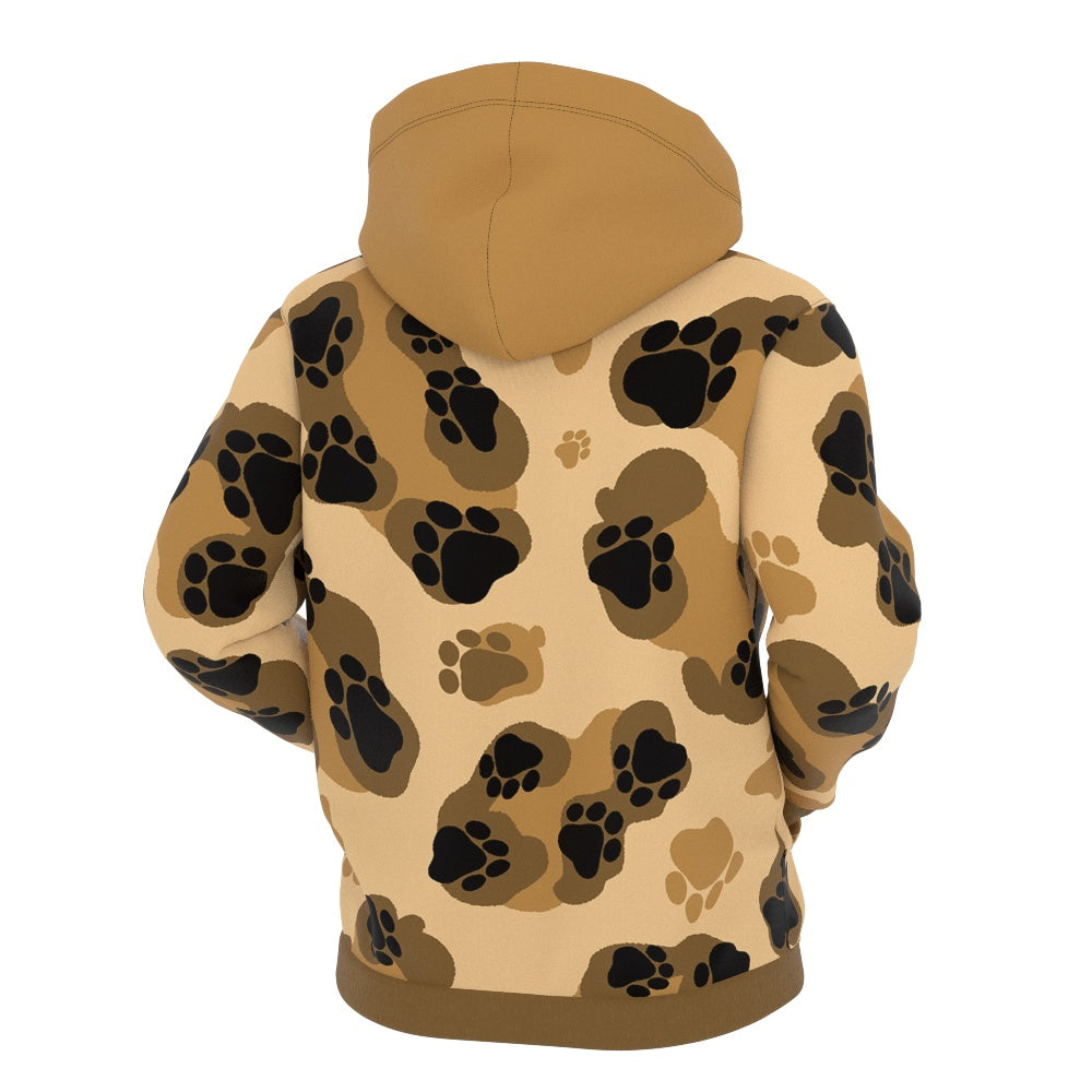 Leopard Zip Up Hoodie