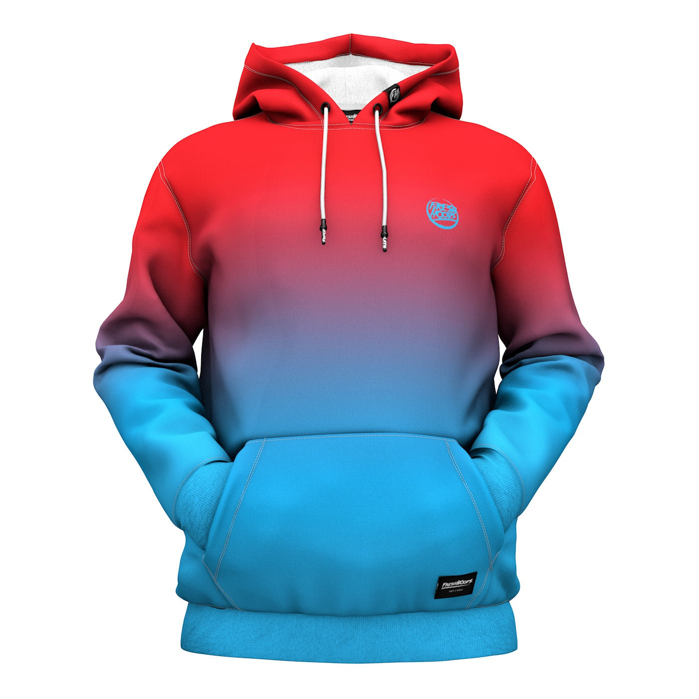 Red Blue Hoodie