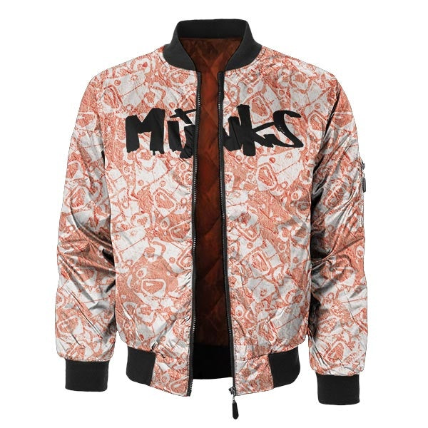 Pattern Design Bomber Jacket