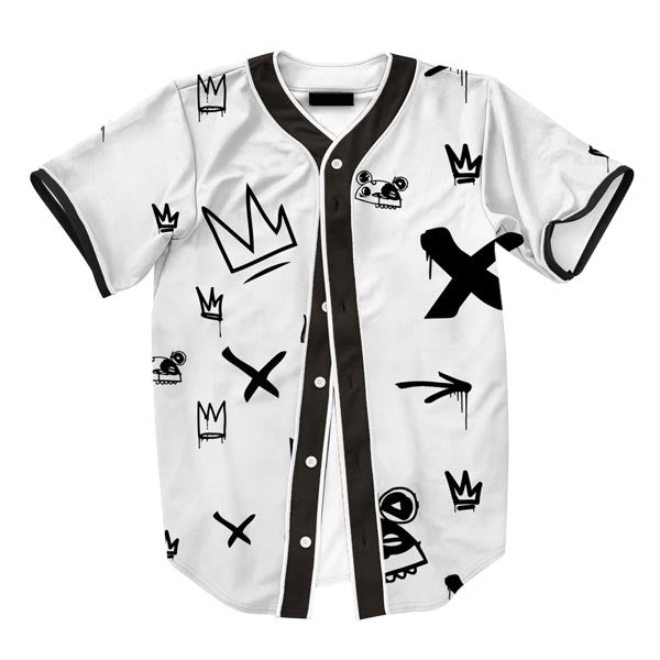 Kings Pattern White Jersey