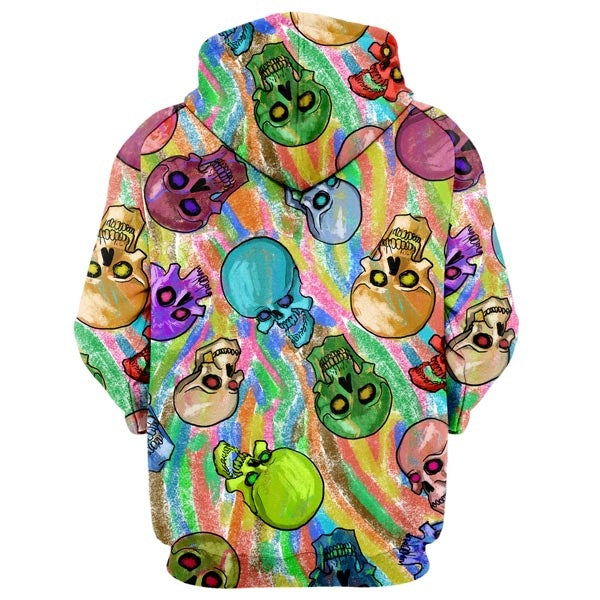 Crayon Skulls Hoodie