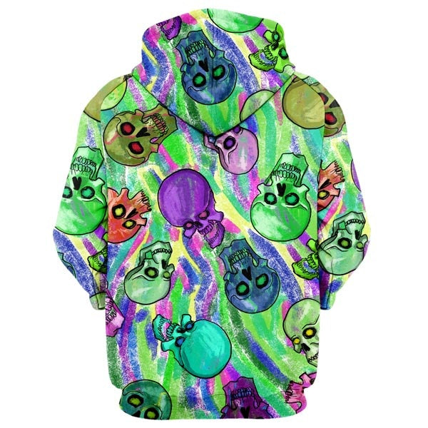 Crayon Skulls Hoodie