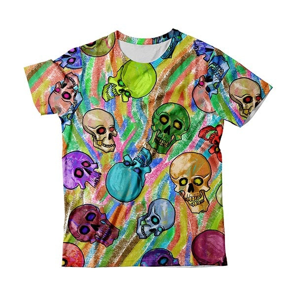 Crayon Skulls T-Shirt