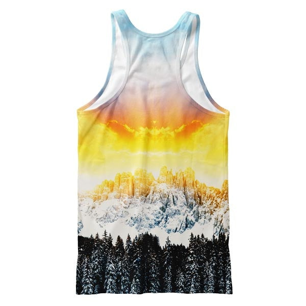 Sunrise Buddha Tank Top