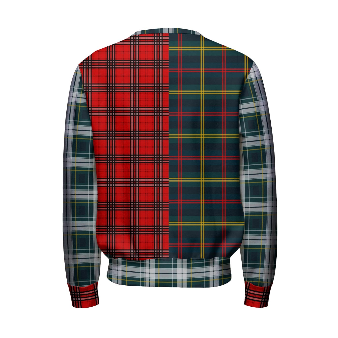 Plaid Combined Sweatshirt