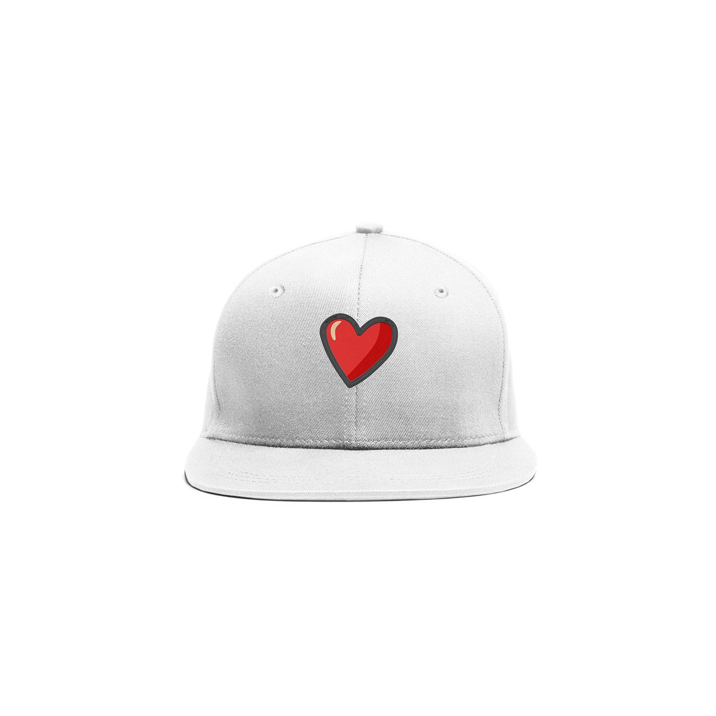 Embroidered Heart Cap