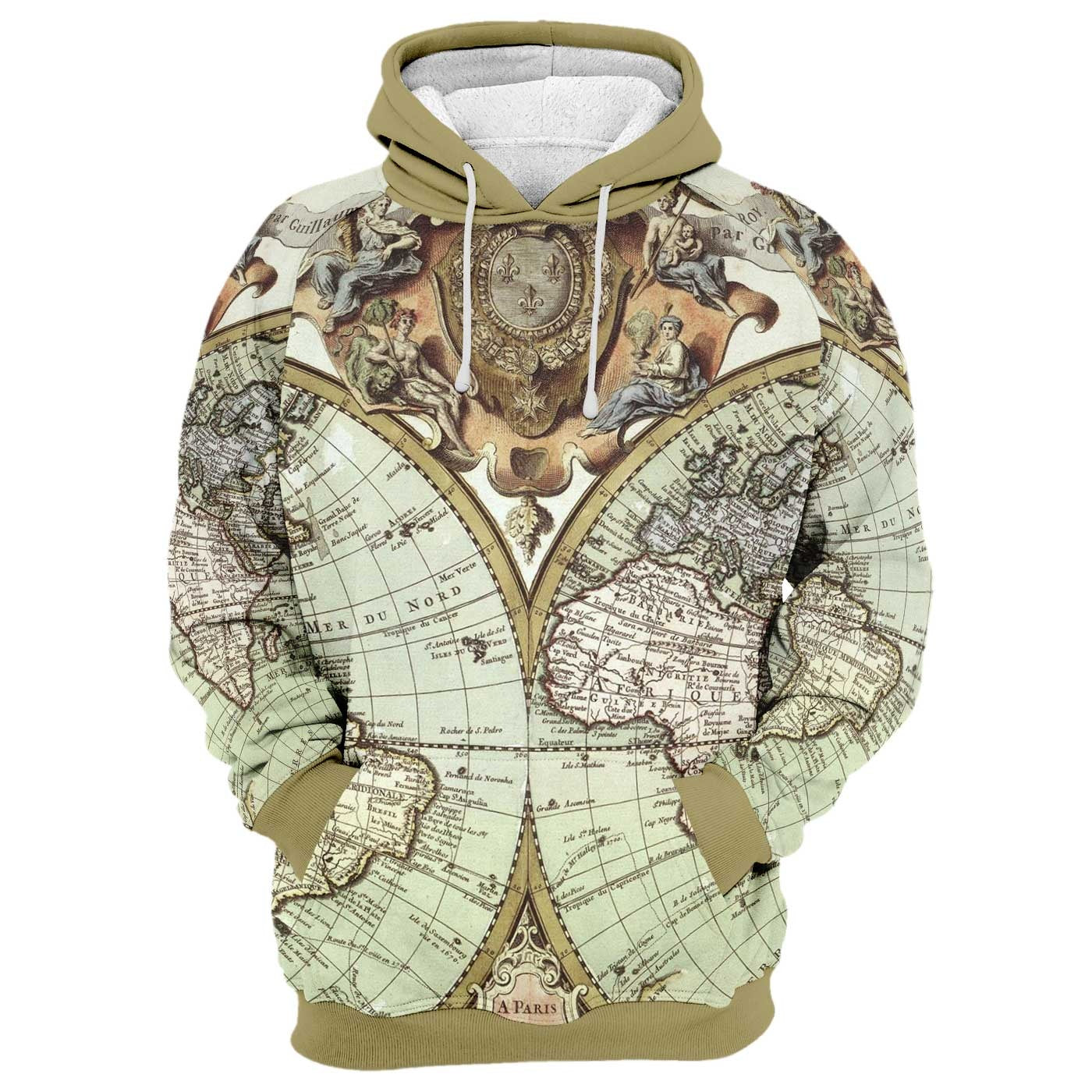 Map A Paris Hoodie