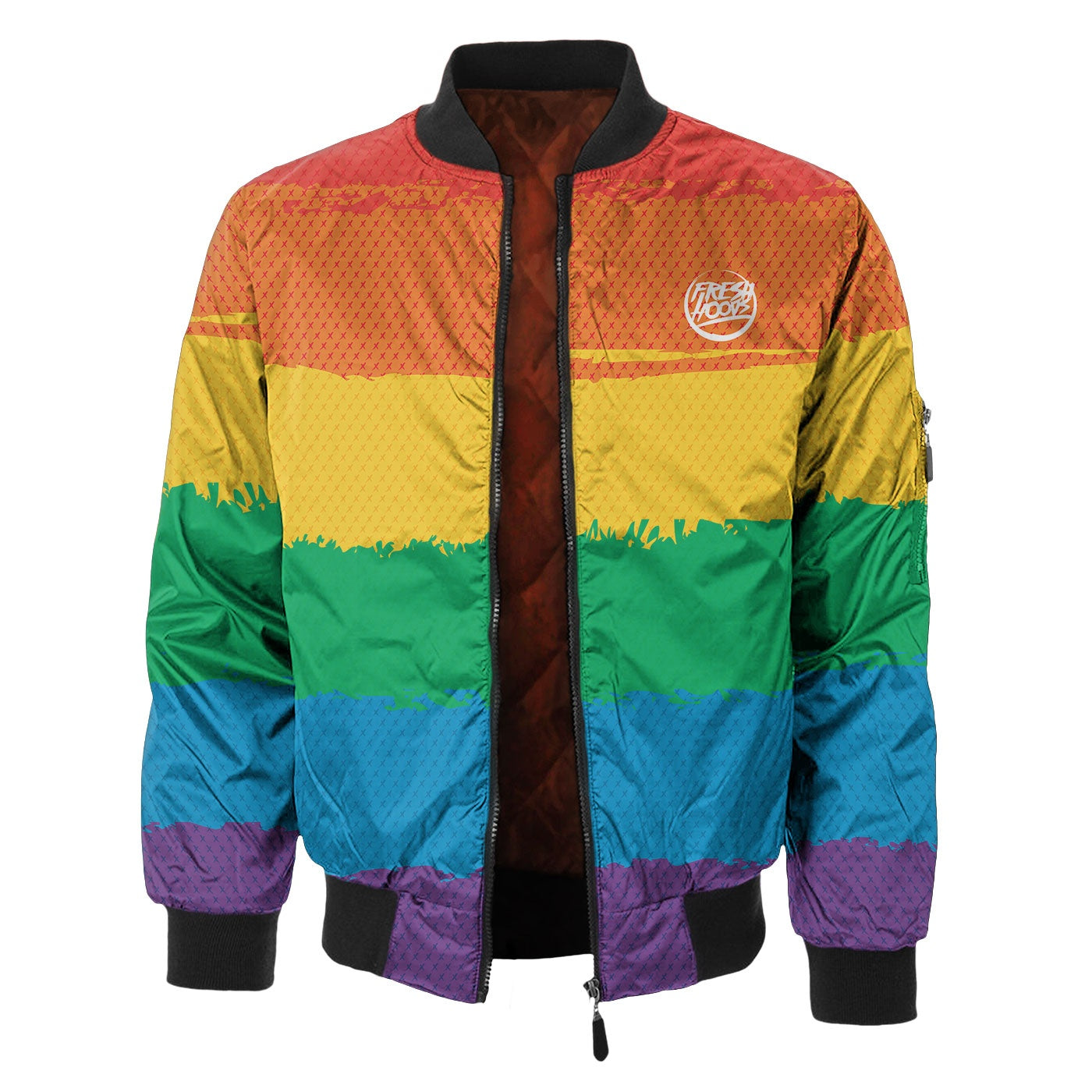 LGBTQ Rainbow Bomber Jacket