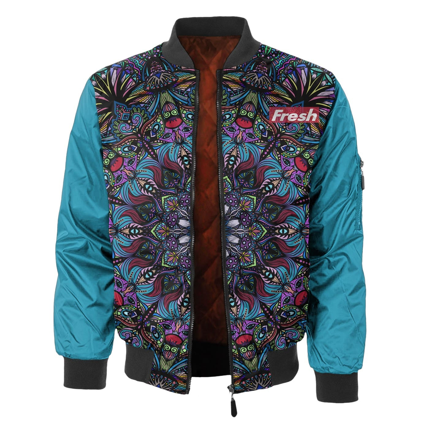 Fresh Tribe Doodle Bomber Jacket