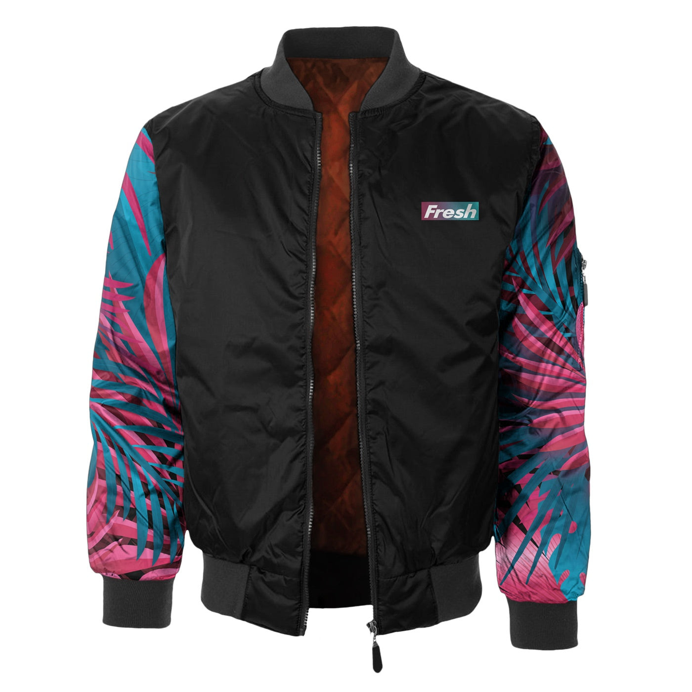 Tropical Sketch Bomber Jacket