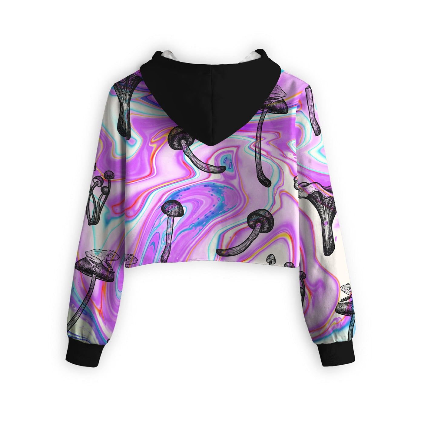 Magic Shrooms Cropped Hoodie