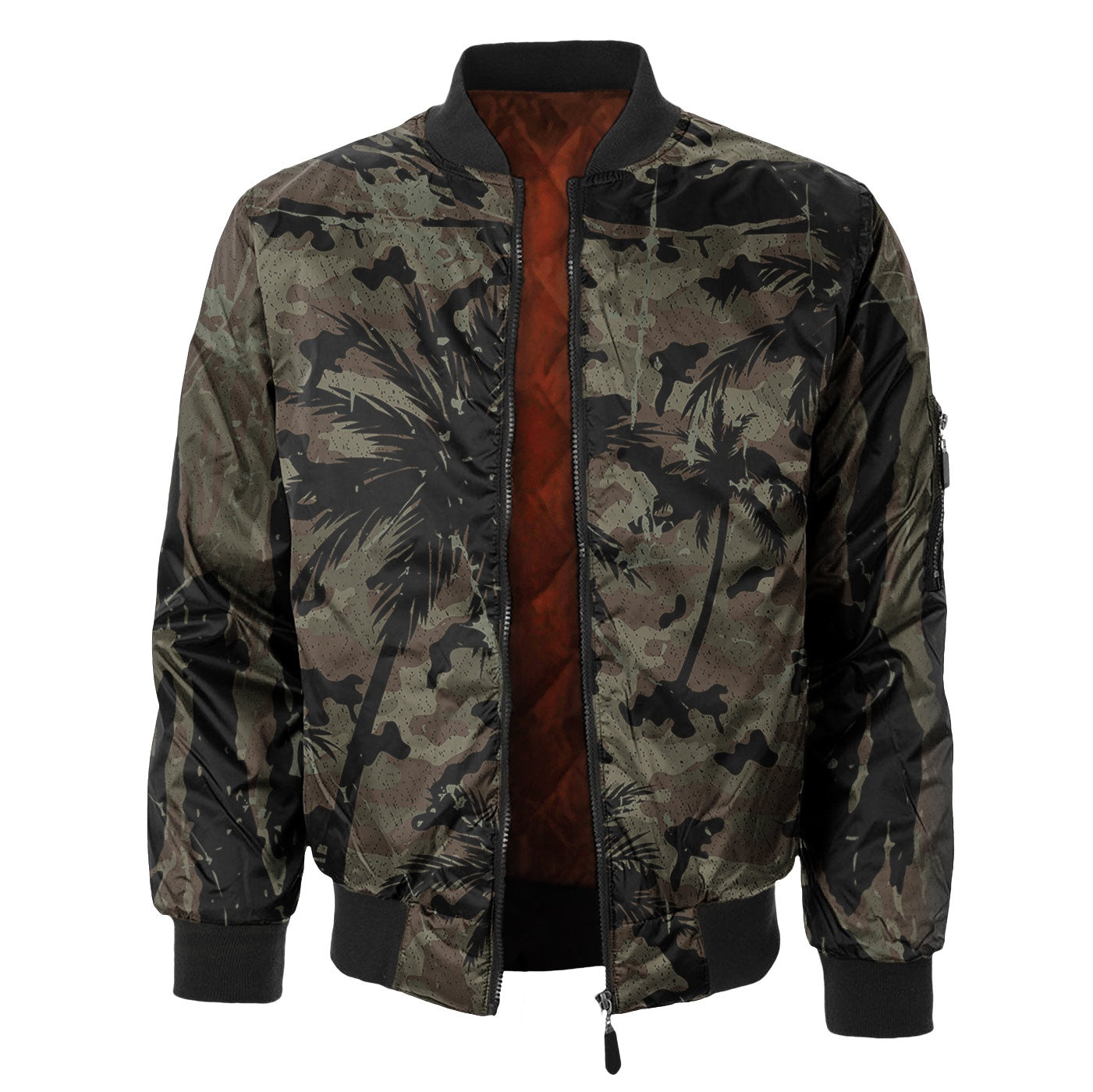 Palm Camo Bomber Jacket