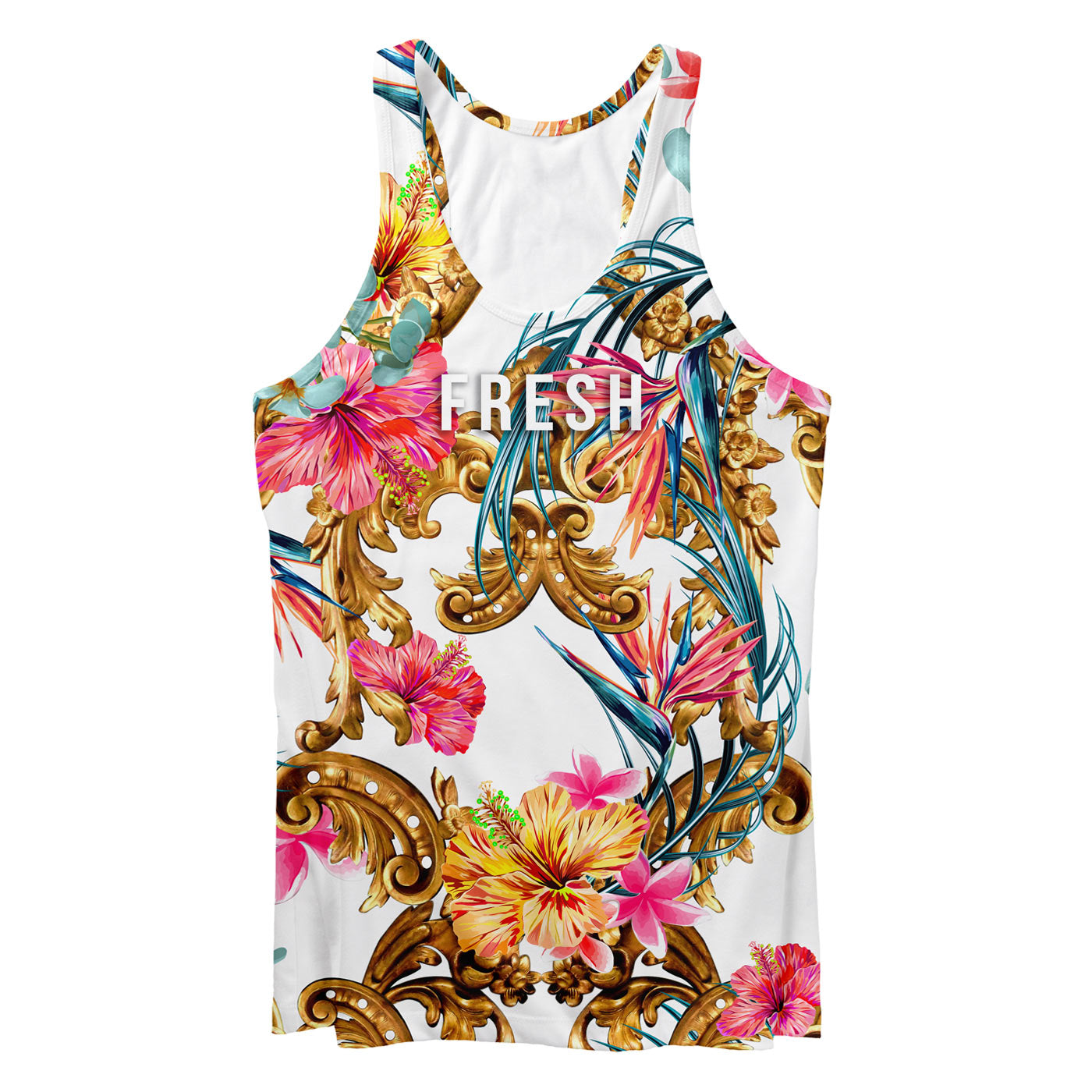 Hidden Hibiscus Tank Top