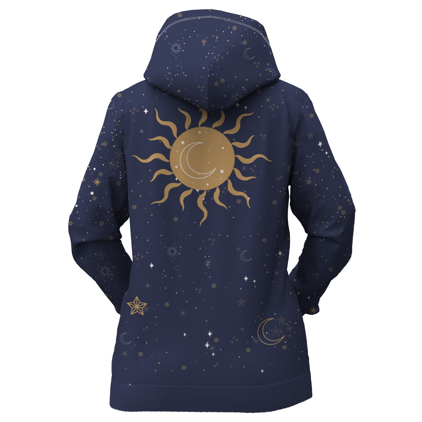 Night Sky Women Zip Up Hoodie