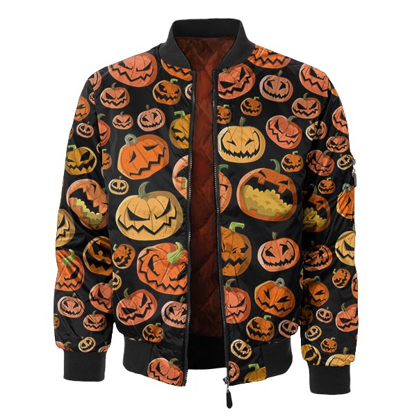 Pumpkin Bomber Jacket