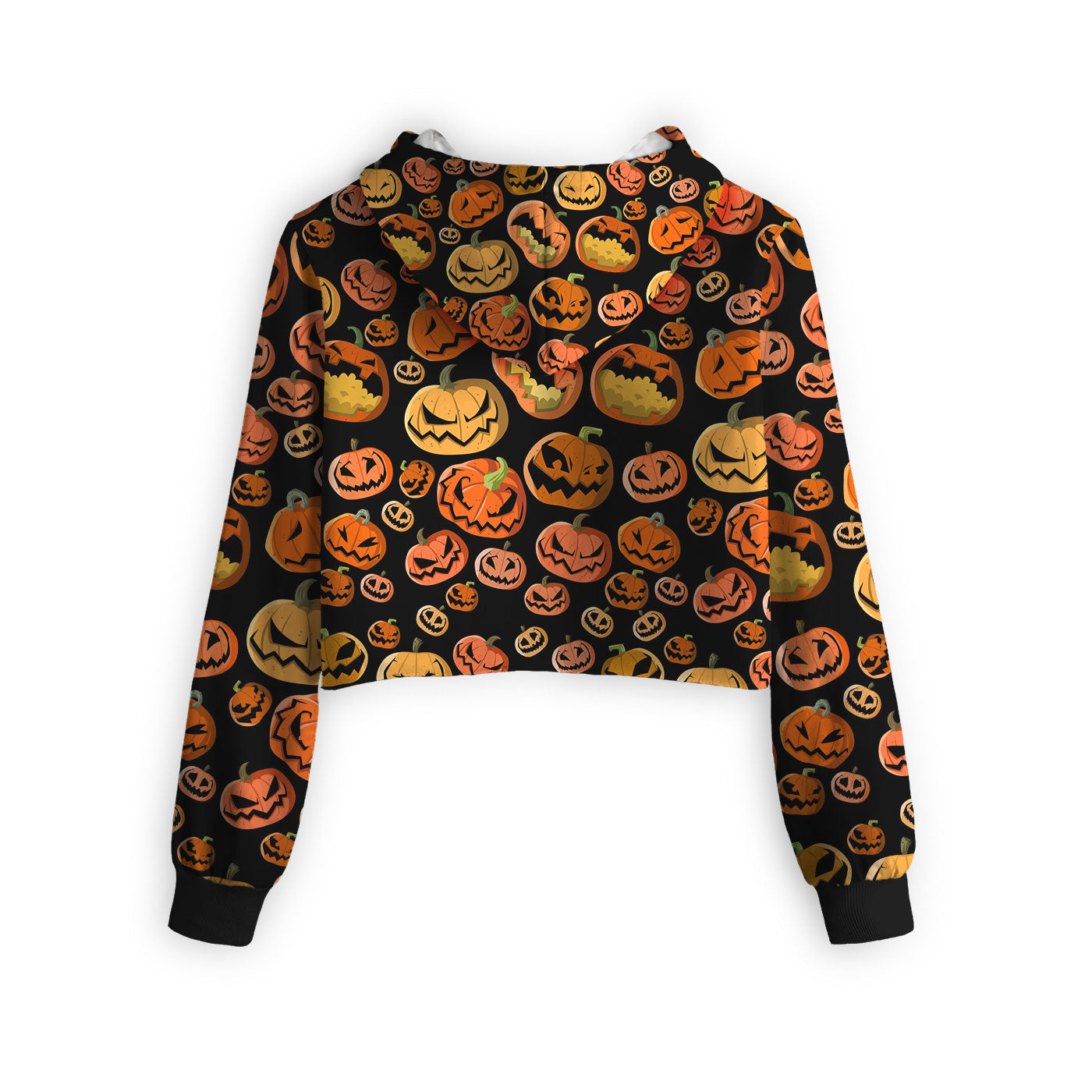 Pumpkin Cropped Hoodie