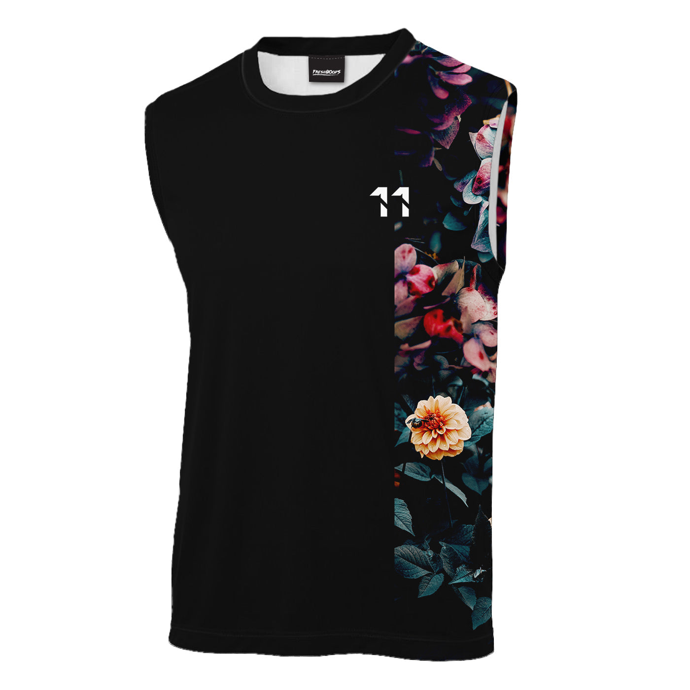 Vintage Flowers Sleeveless T-Shirt