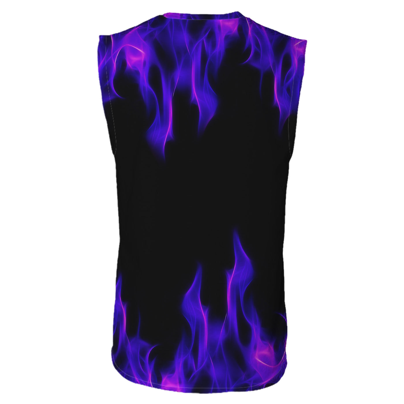 Purple Flame Sleeveless T-Shirt