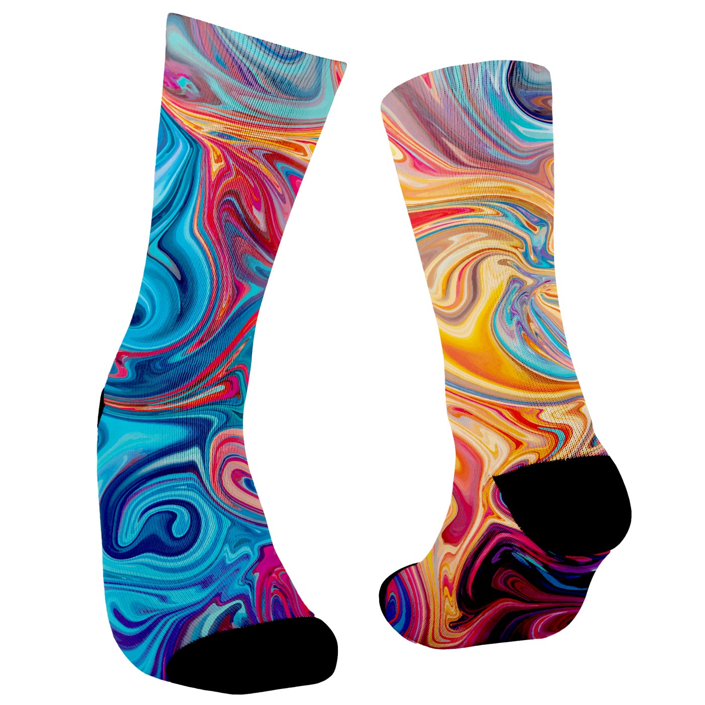 Sunrise Marble Socks