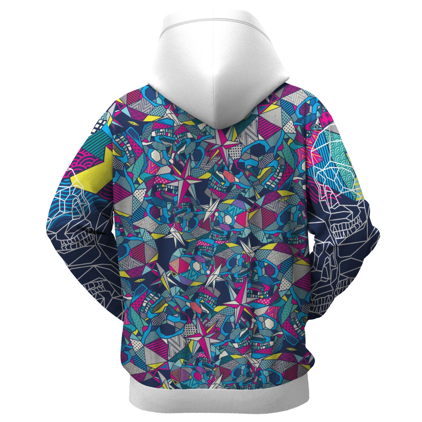 Geometric Skull Hoodie