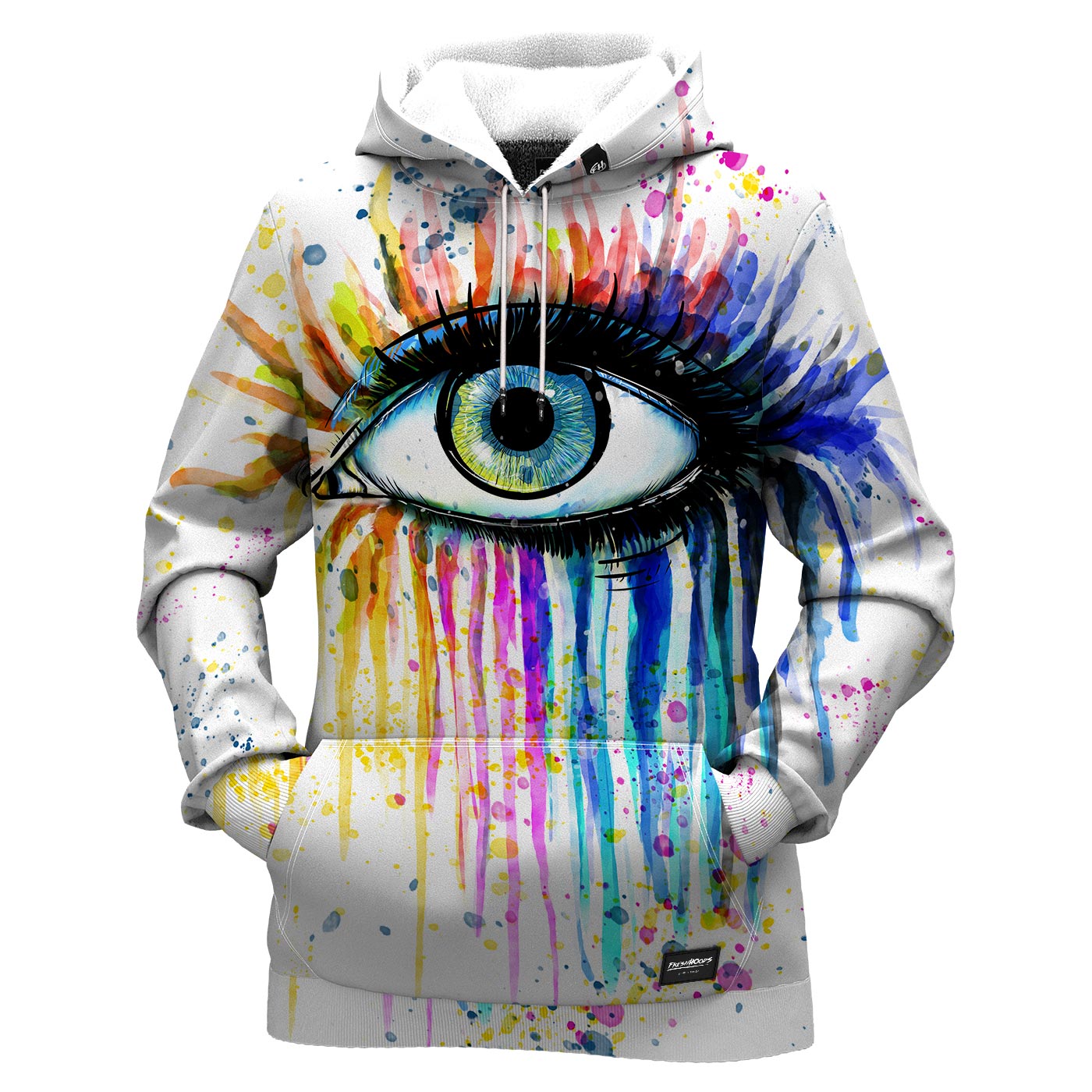 Watercolor Eye Women Hoodie