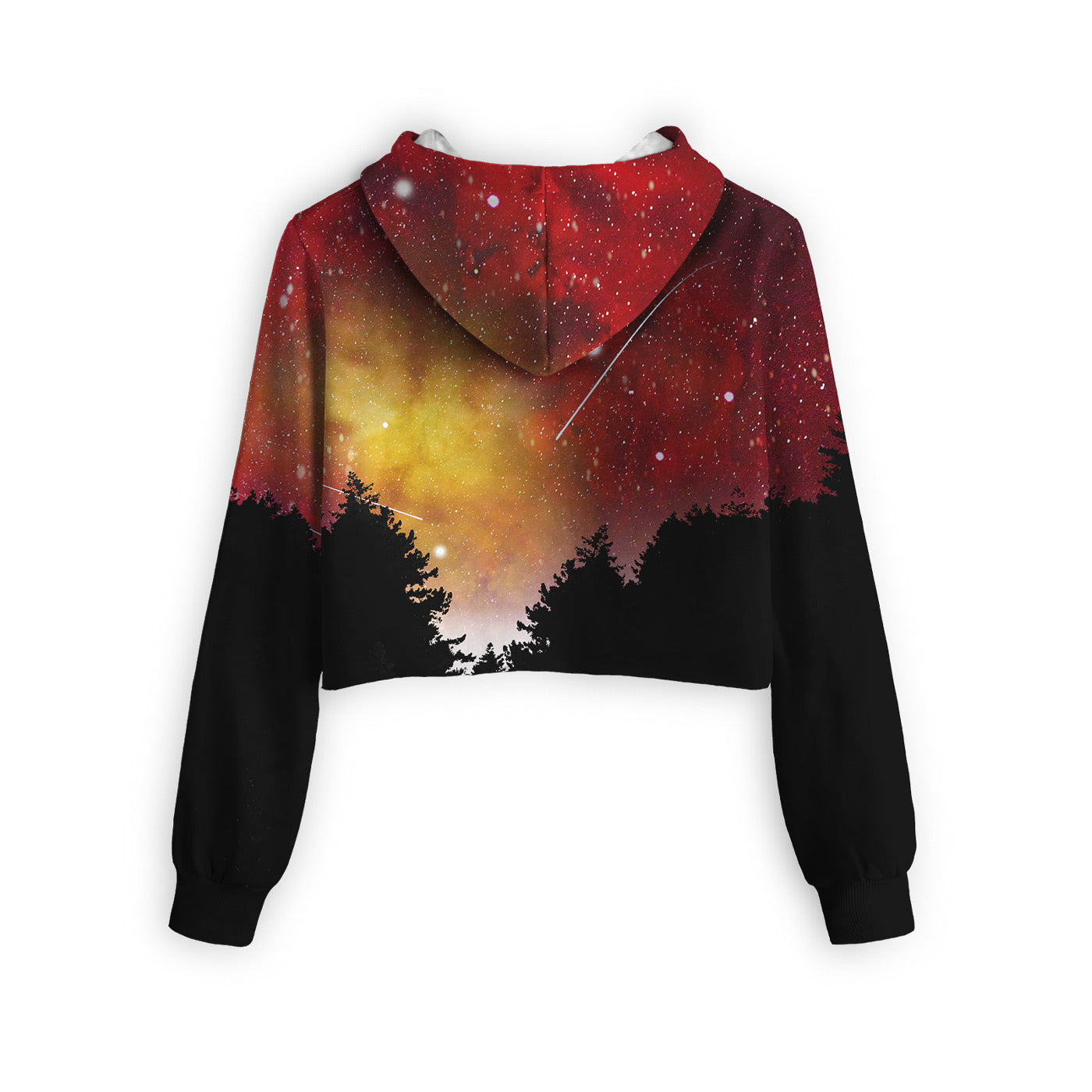 Red Lights Cropped Hoodie