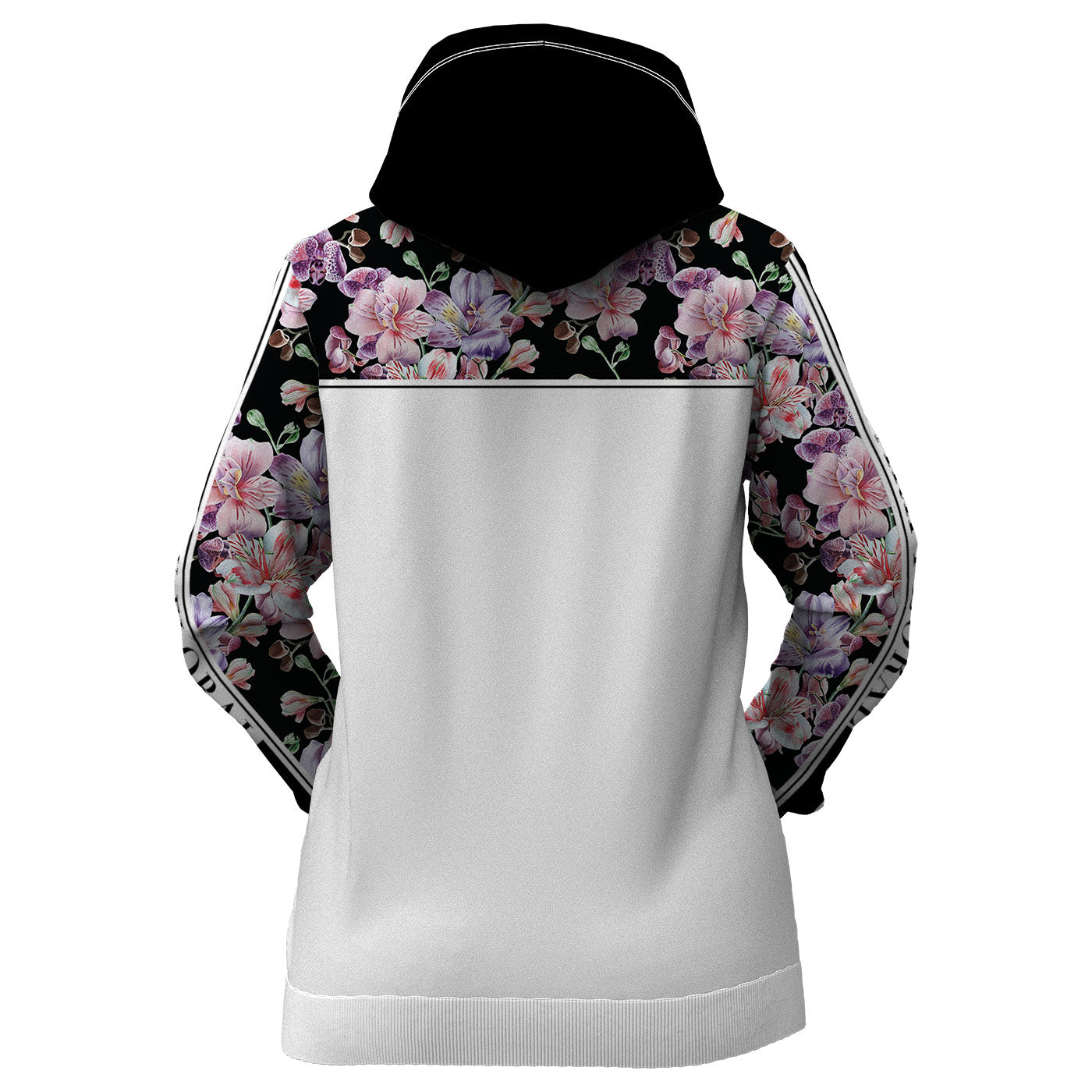 Midnight Pink Blossom Women Hoodie
