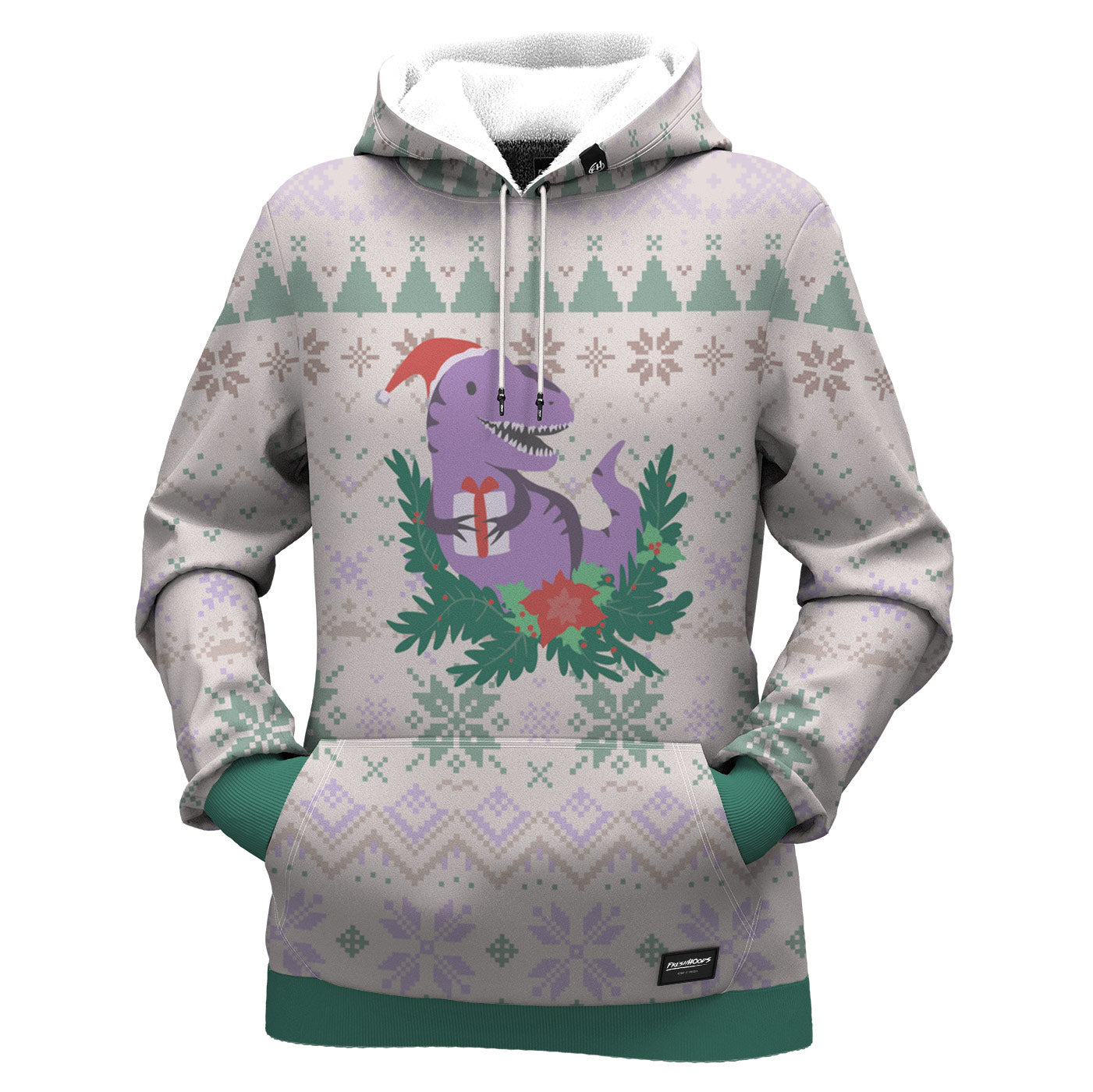 Santa's Rex Women Hoodie