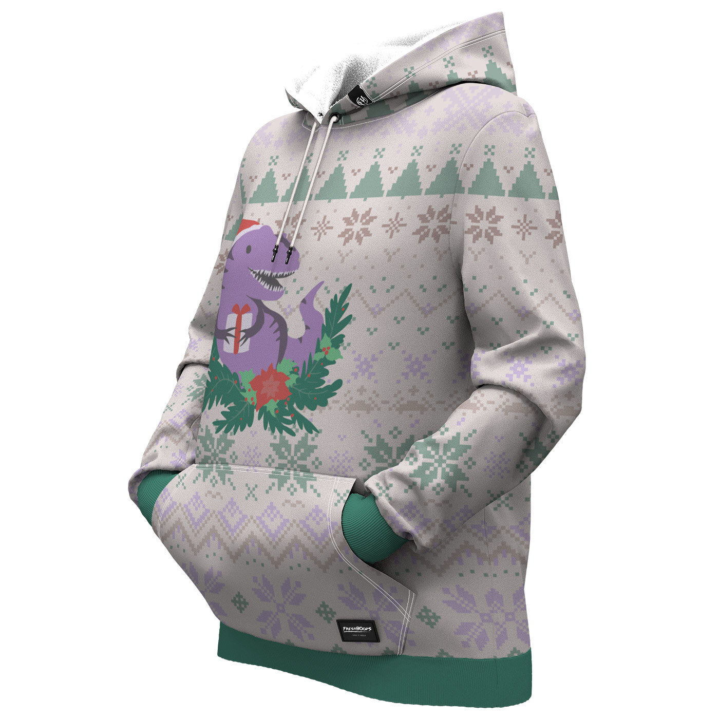 Santa's Rex Women Hoodie