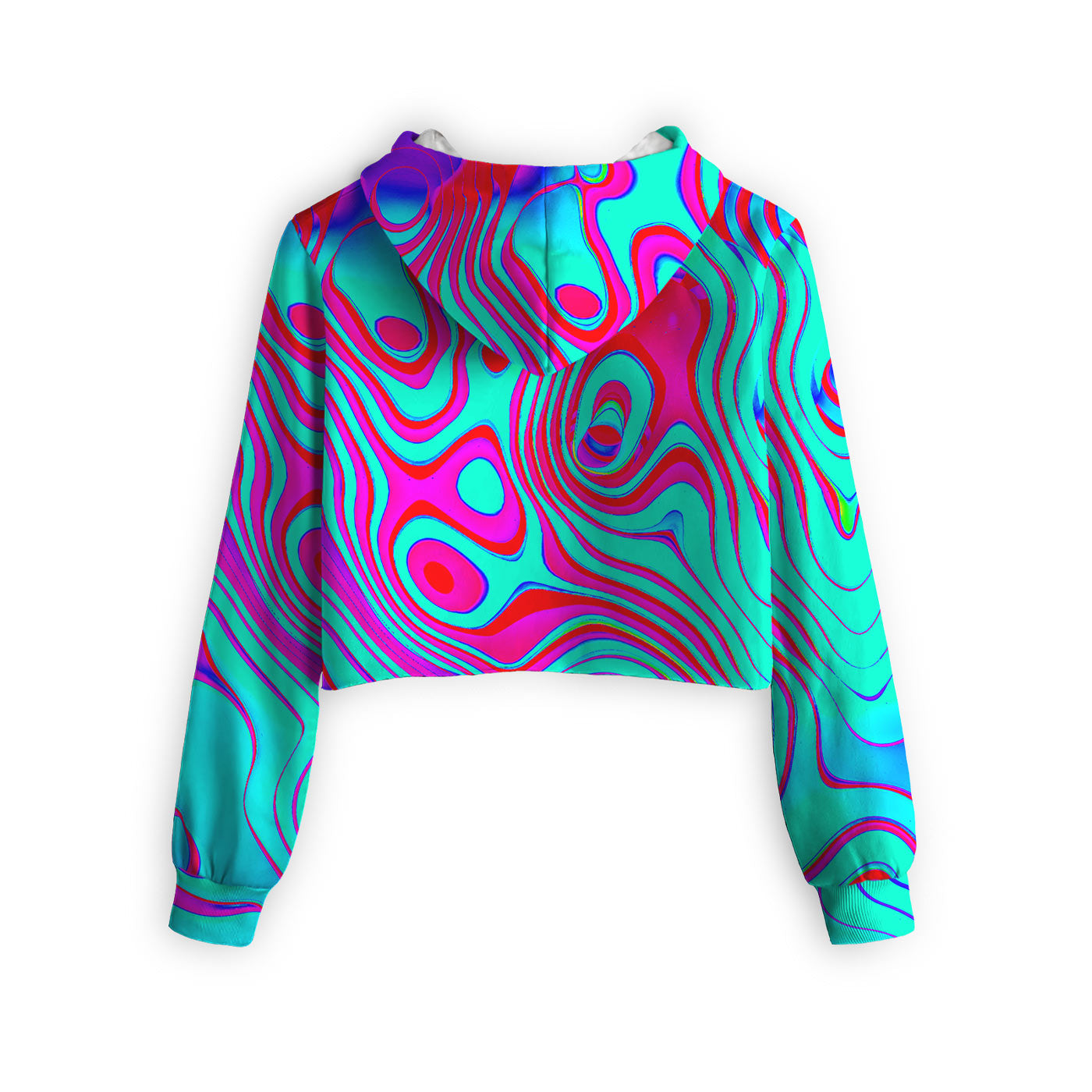 Swirl Cropped Hoodie