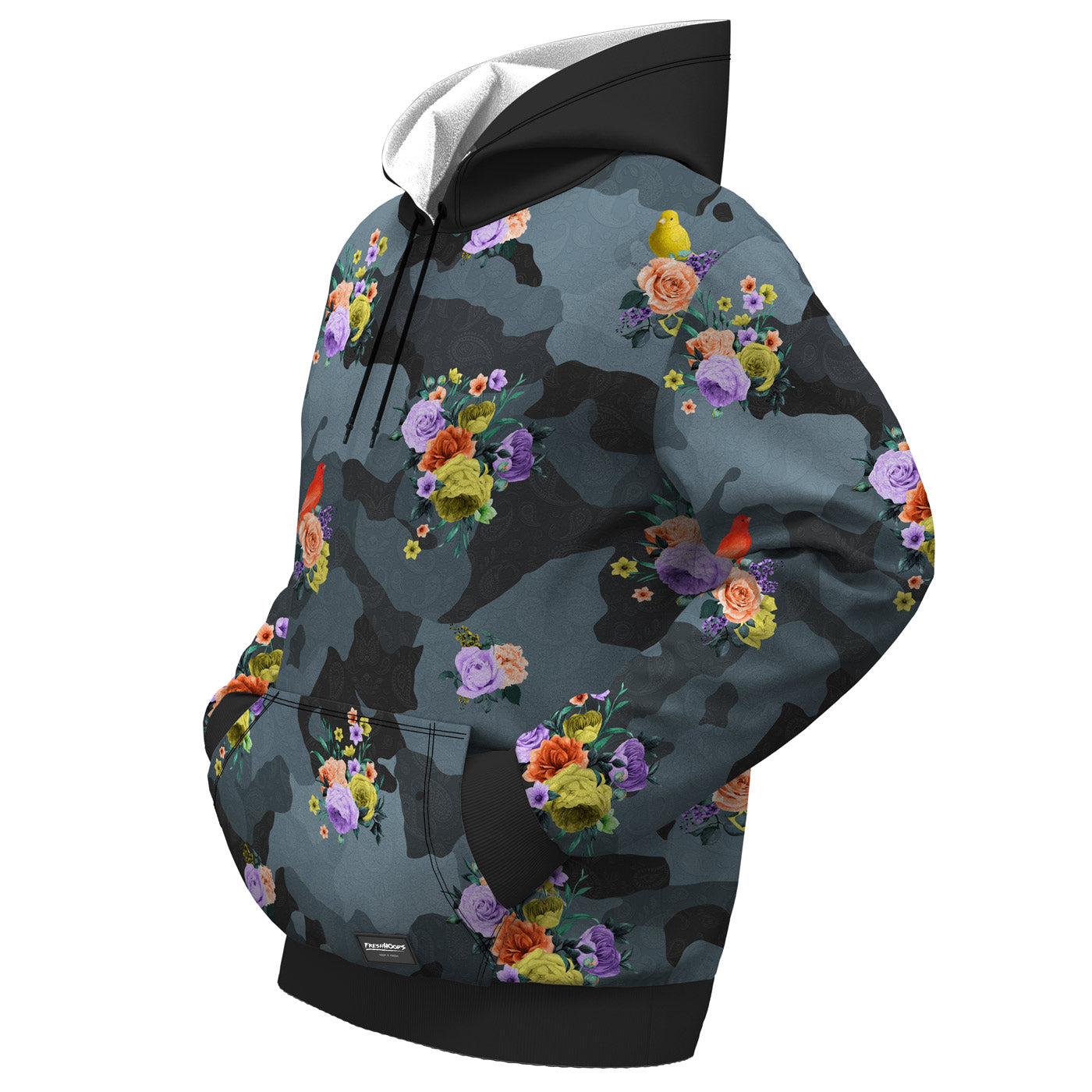 Camo Flower Hoodie