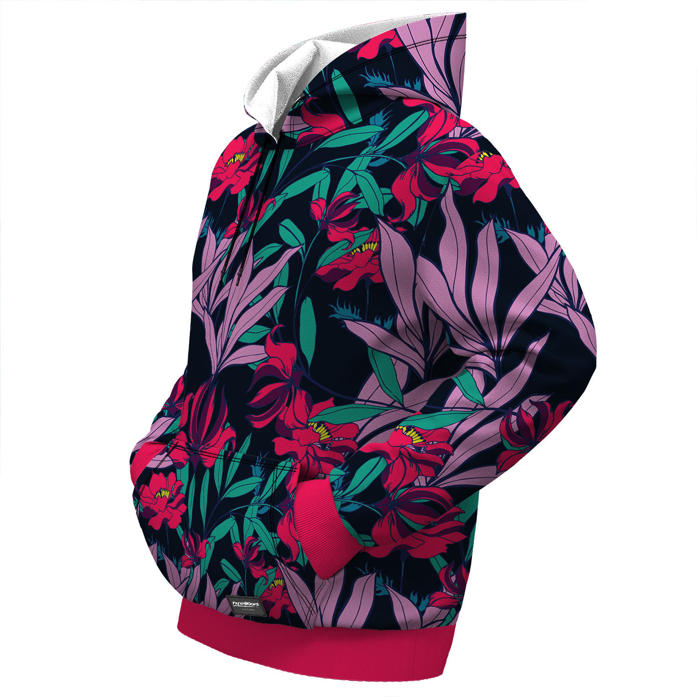 Bright Night Blossom  Hoodie