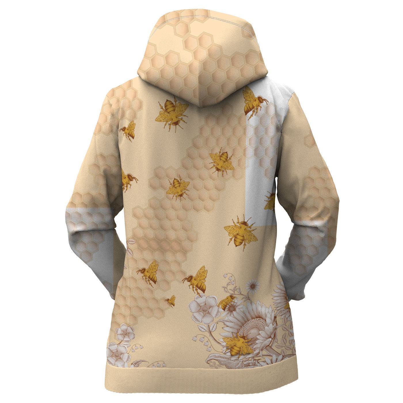 Sunflower Bee Women Hoodie