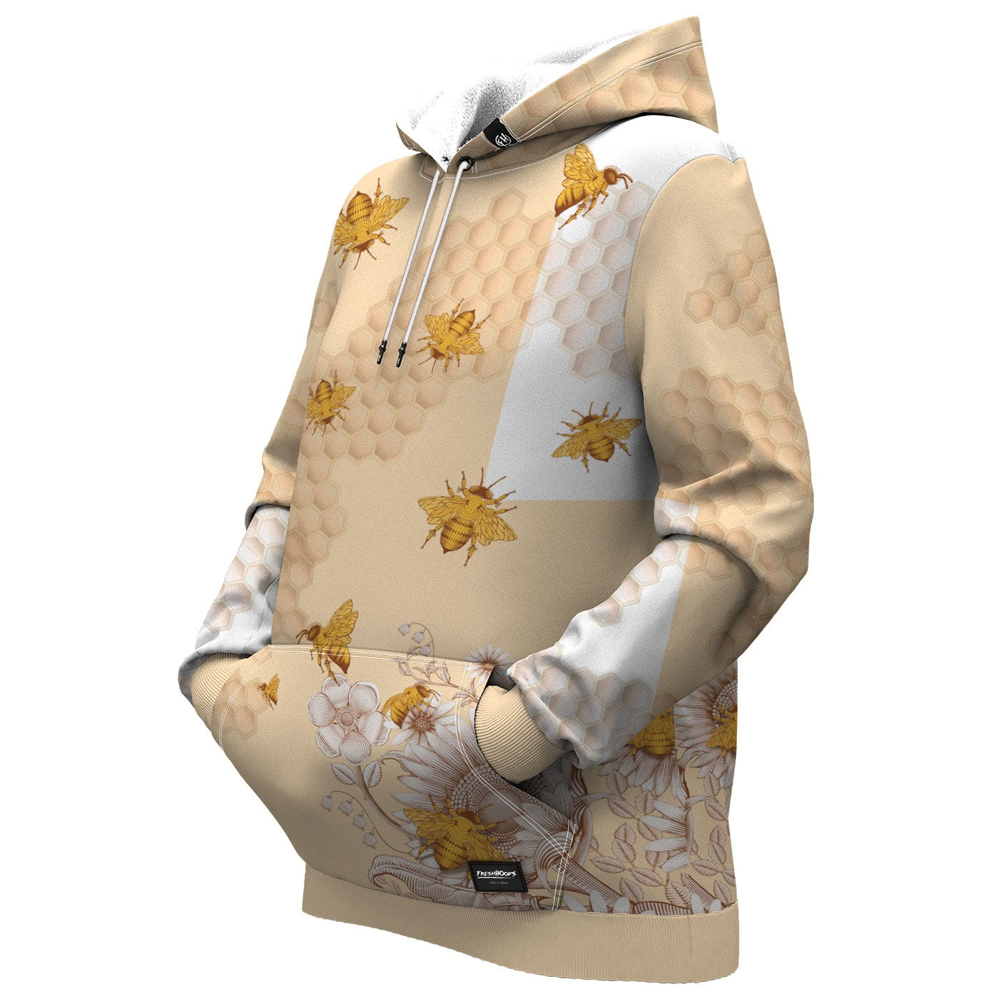 Sunflower Bee Women Hoodie