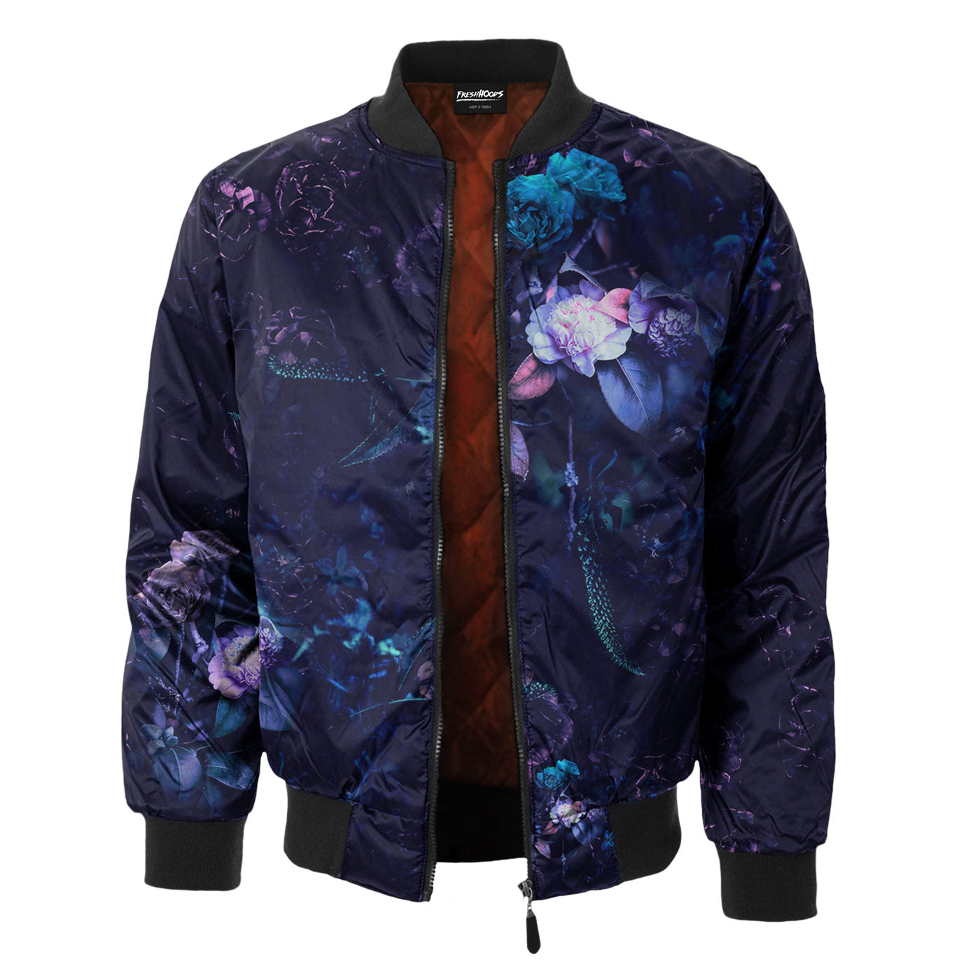 Ocean Plants Bomber Jacket