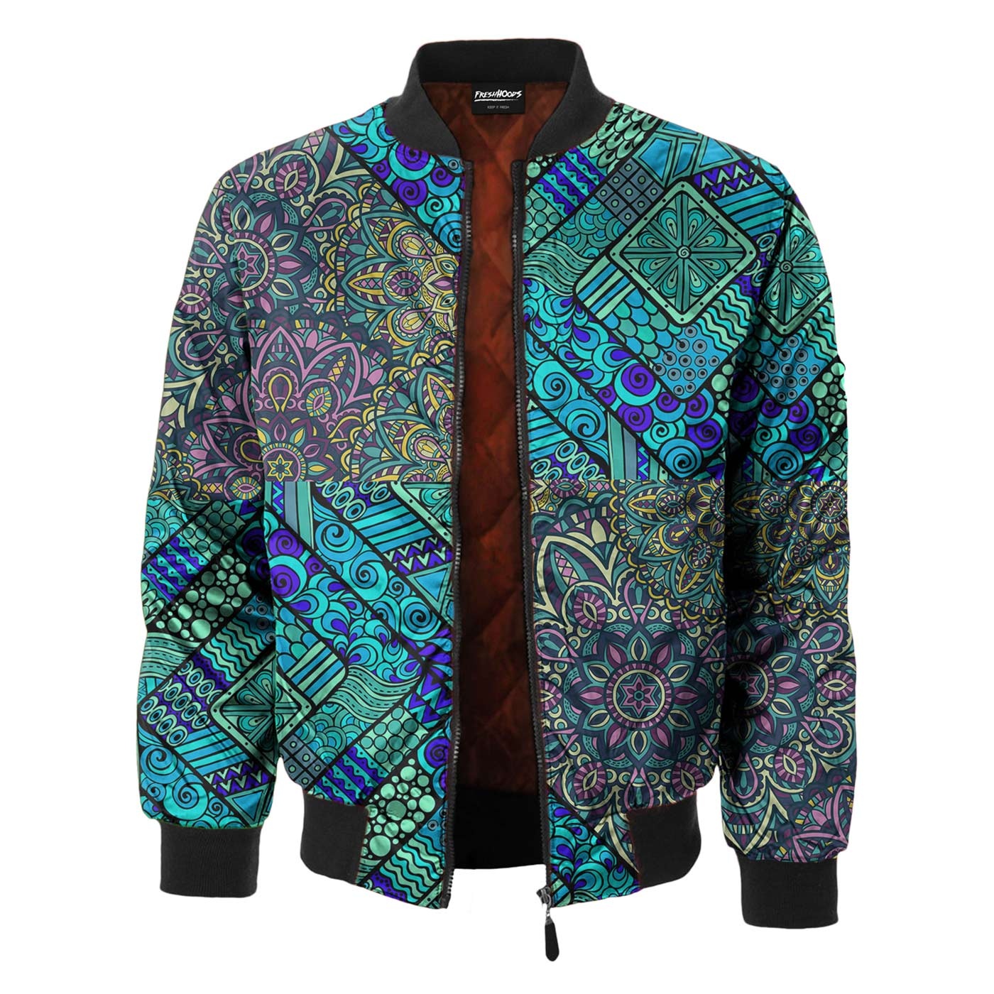 Underwater Path Bomber Jacket