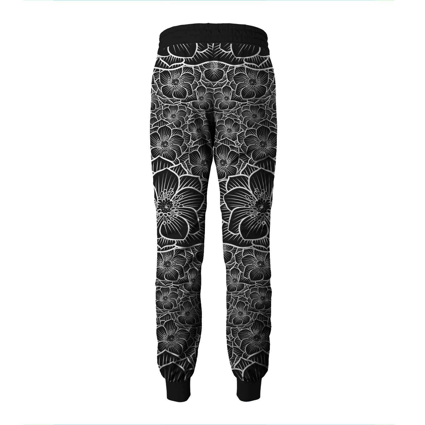 Achromic Flower Sweatpants