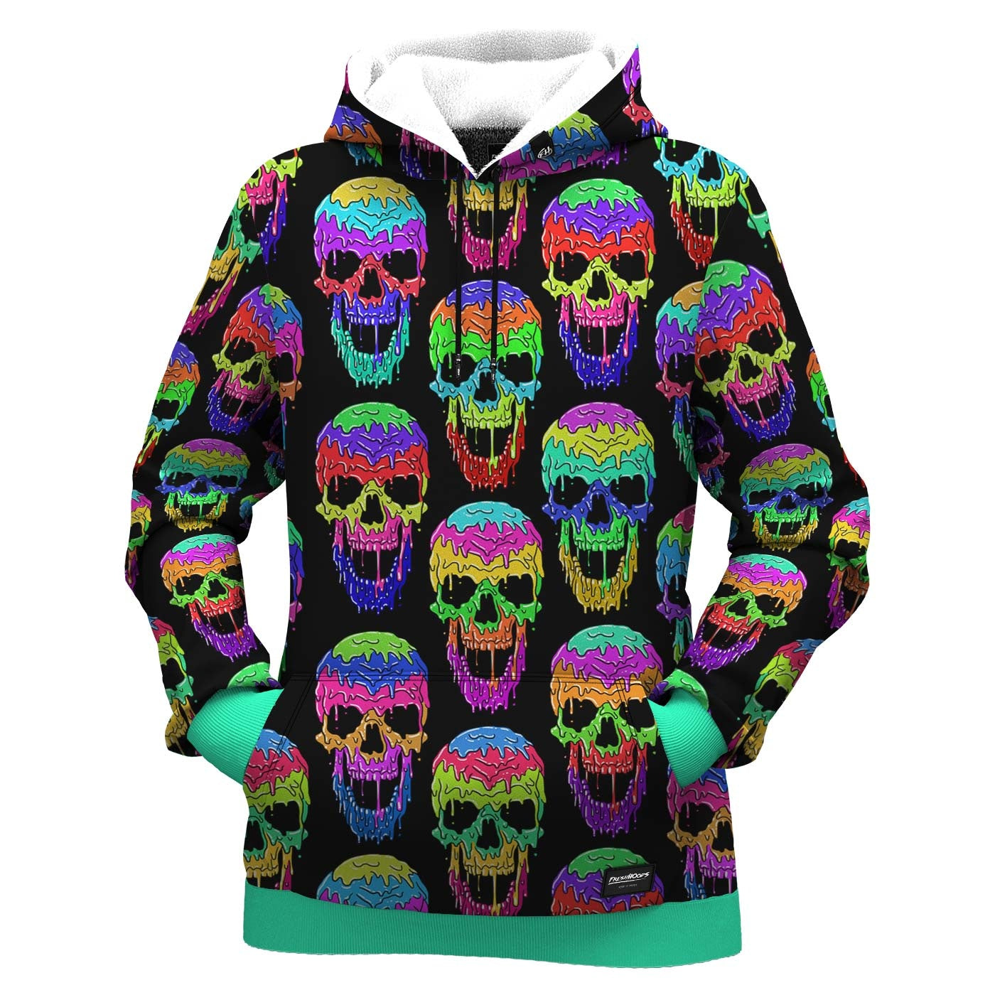 Liquid Skull Women Hoodie