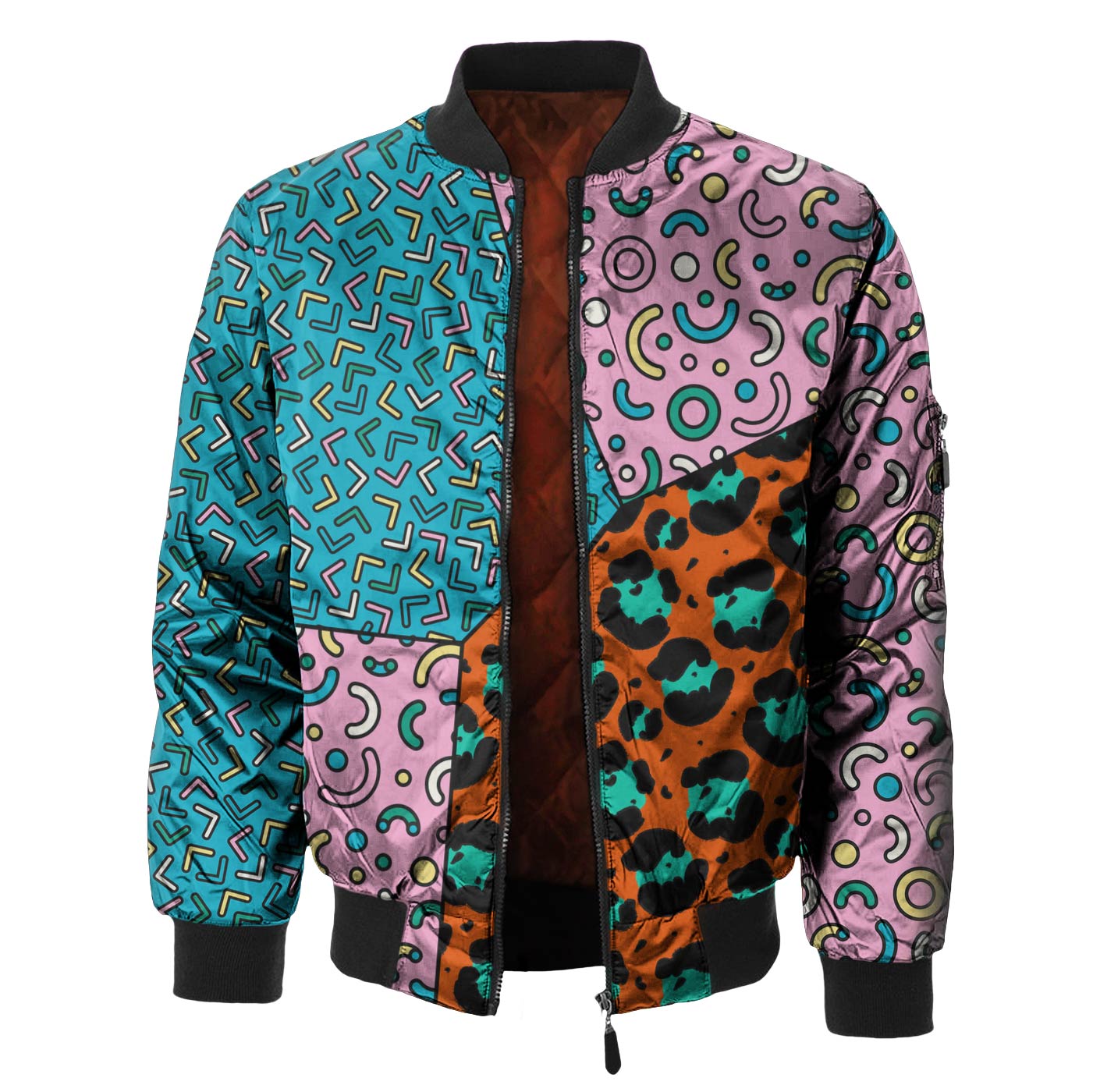 Patterns Bomber Jacket