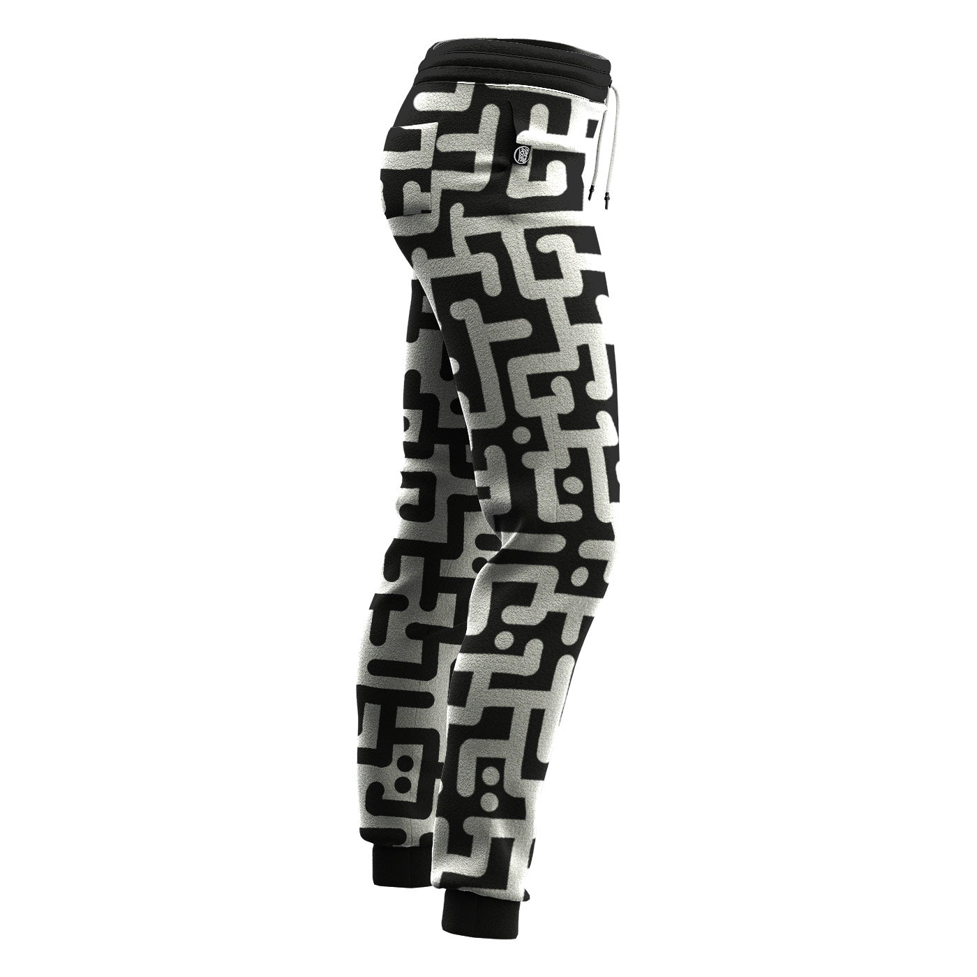 Black And White Beauty Women Sweatpants