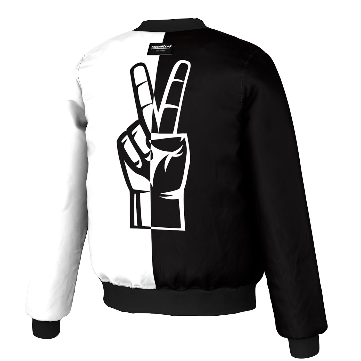 Peace Sign Bomber Jacket