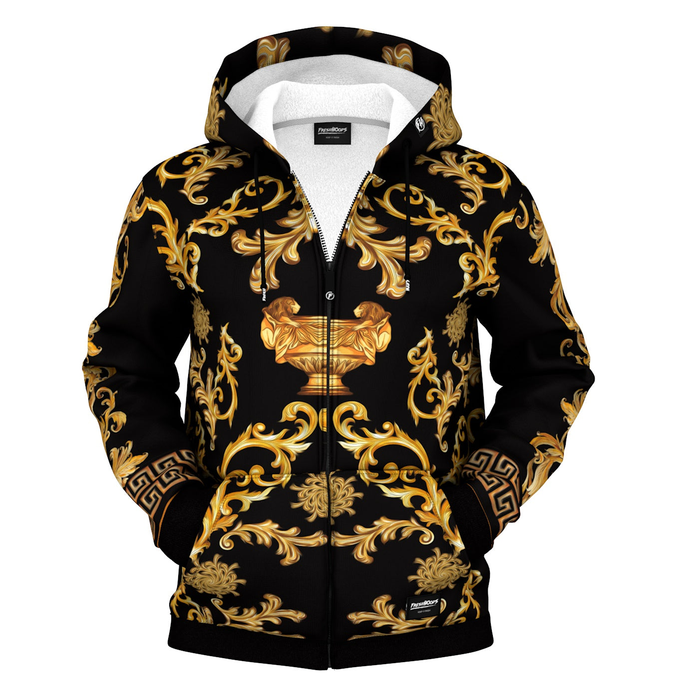 Baroque Zip Up Hoodie