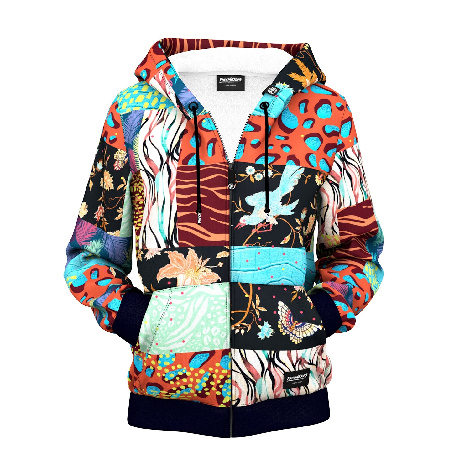Poetry Women Zip Up Hoodie