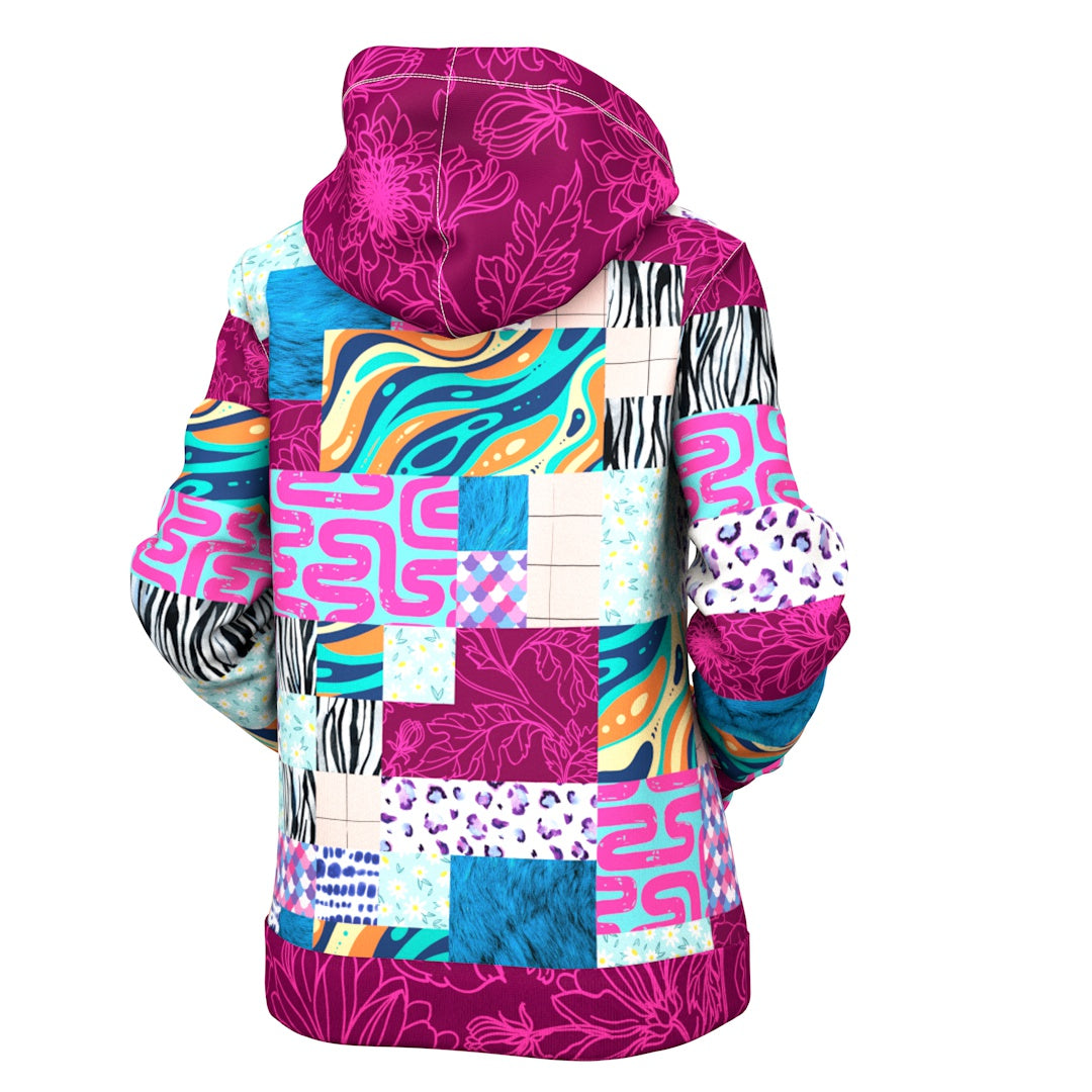 Off Magenta Women Hoodie