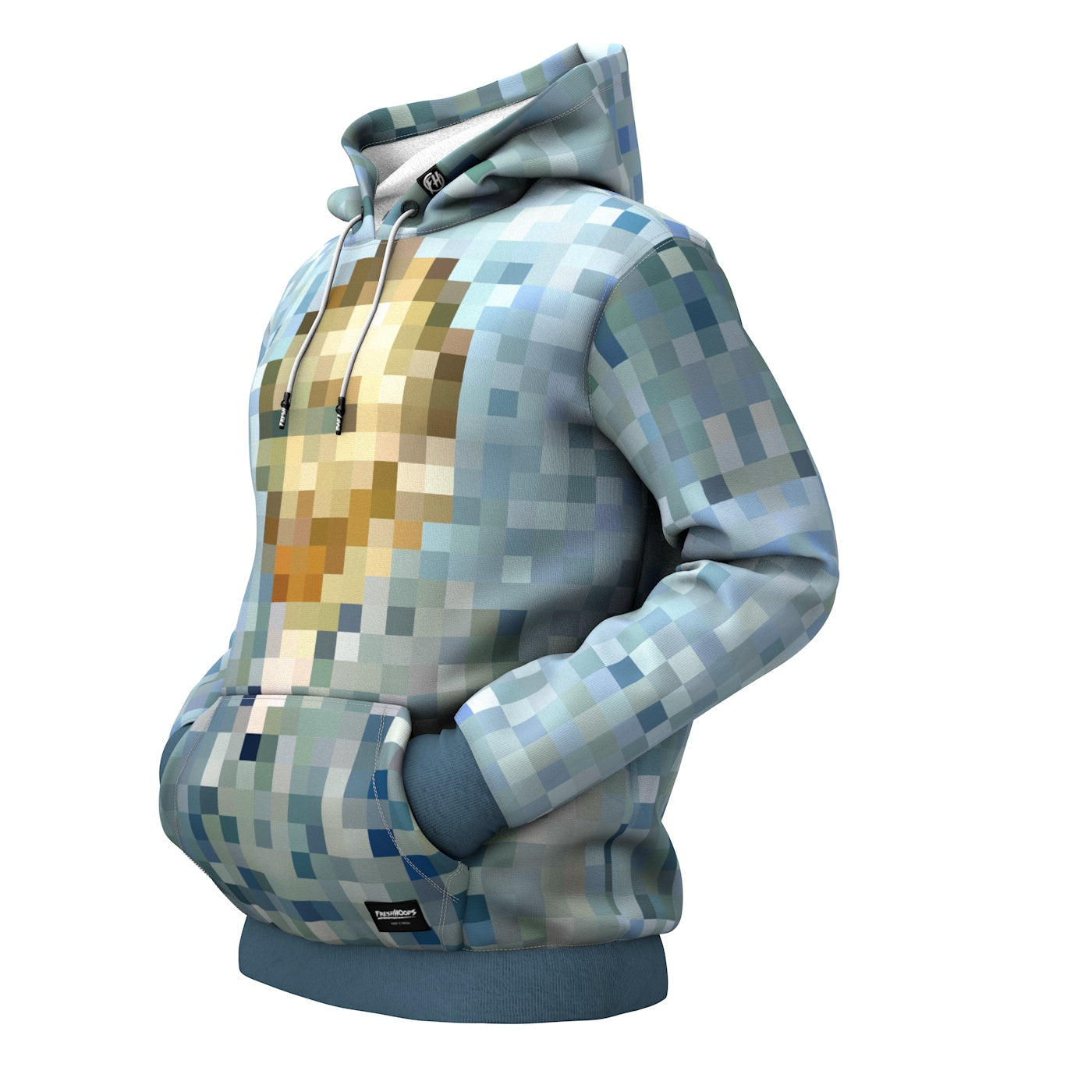 Pixelated Artist Hoodie