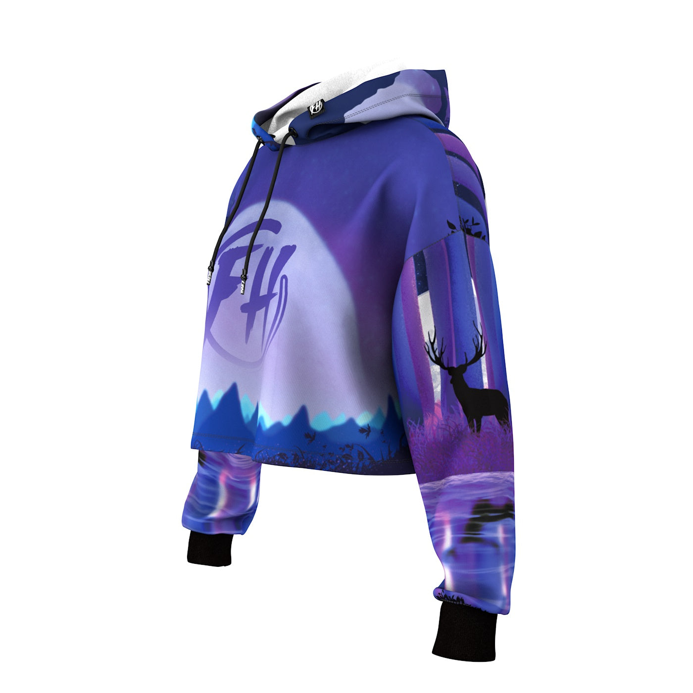 Otherworldly Cropped Hoodie