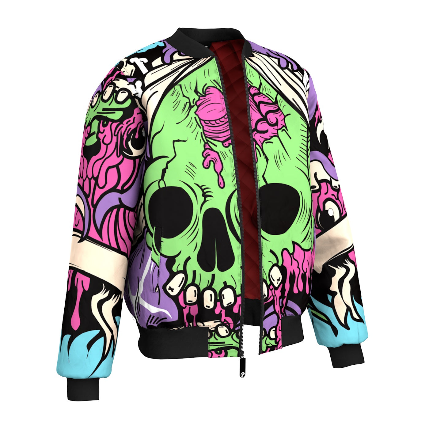 Dirty Skull Bomber Jacket