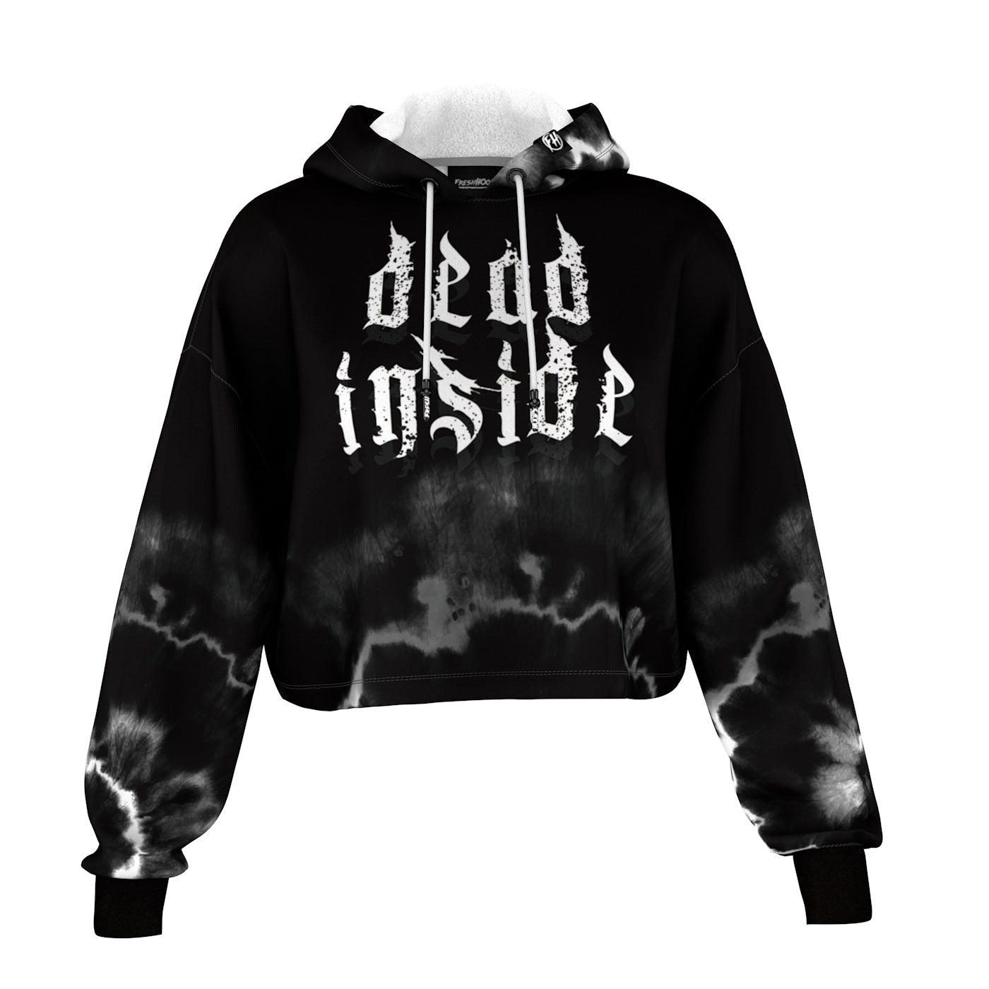 Dead Inside Cropped Hoodie