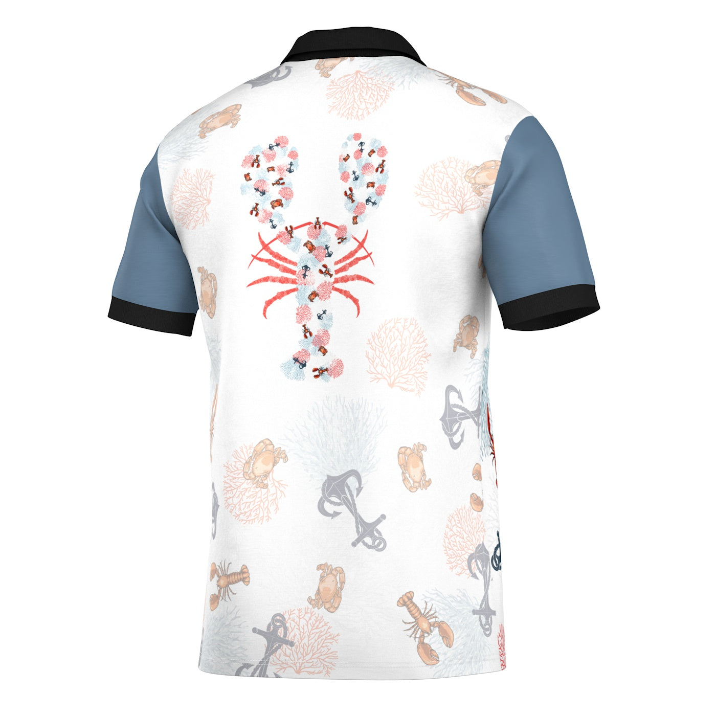 Lobster Pattern Polo Shirt